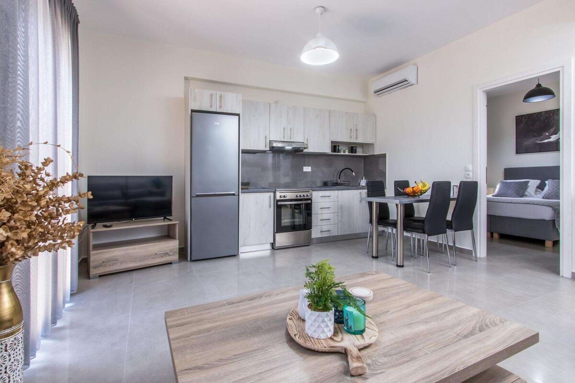 Luxury Katsoulakis Apartments In Countryside Alikianos Exteriér fotografie